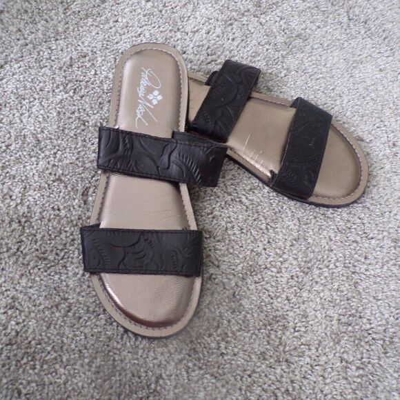 Patricia Nash Flair leather sandals 9 - Picture 2 of 8